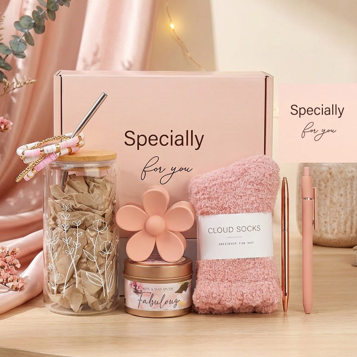 Scented Candle and Bath Gift Set | Perfect Relaxation Bundle