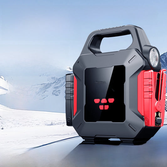 All-In-One Car Emergency Start-Up & Air Pump Device