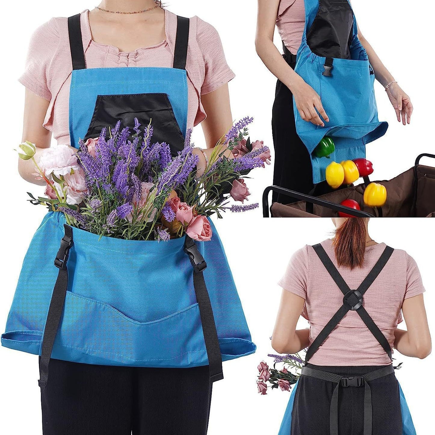 Thickened Canvas Work Apron with Large Pockets | Durable & Waterproof