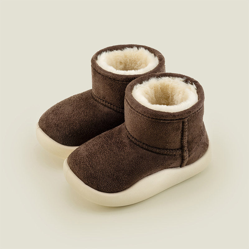 Children's Cozy Fleece-Lined Short Boots | Warm Ankle Footwear