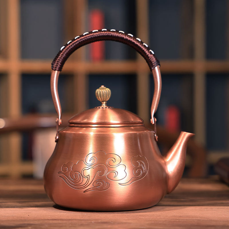 Handmade Hammered Copper Teapot | Elegant Tea Brewing Experience