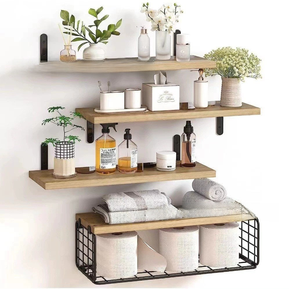 Floating Wall Shelves Storage Rack | Stylish Home Organization