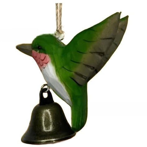 Handmade Wooden Hummingbird Hanging Ornament | Unique Home Decor